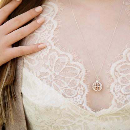 Personalised Cage Locket Necklace
