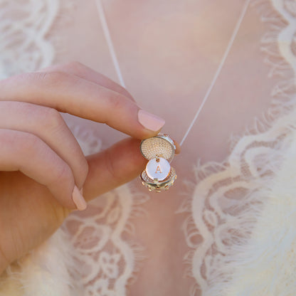 Personalised Winged Heart Locket