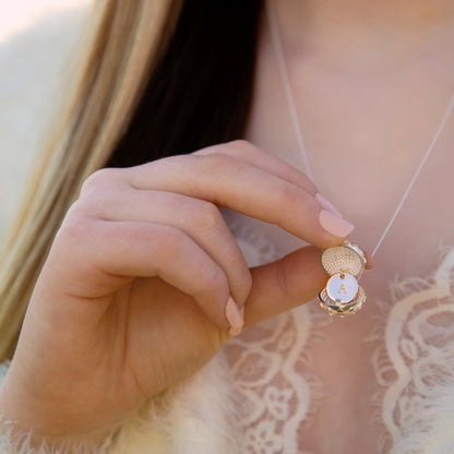 Personalised Winged Heart Locket