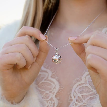 Personalised Winged Heart Locket