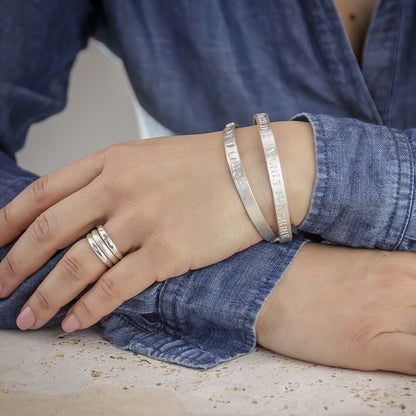 Personalised Simple Stacking Rings