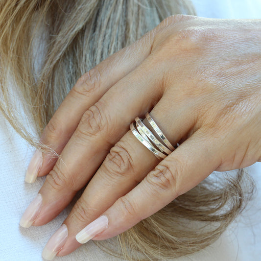 Sterling Silver Scroll Ring